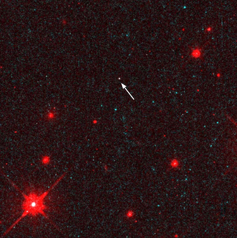 First direct look in visible light at a lone neutron star RX 