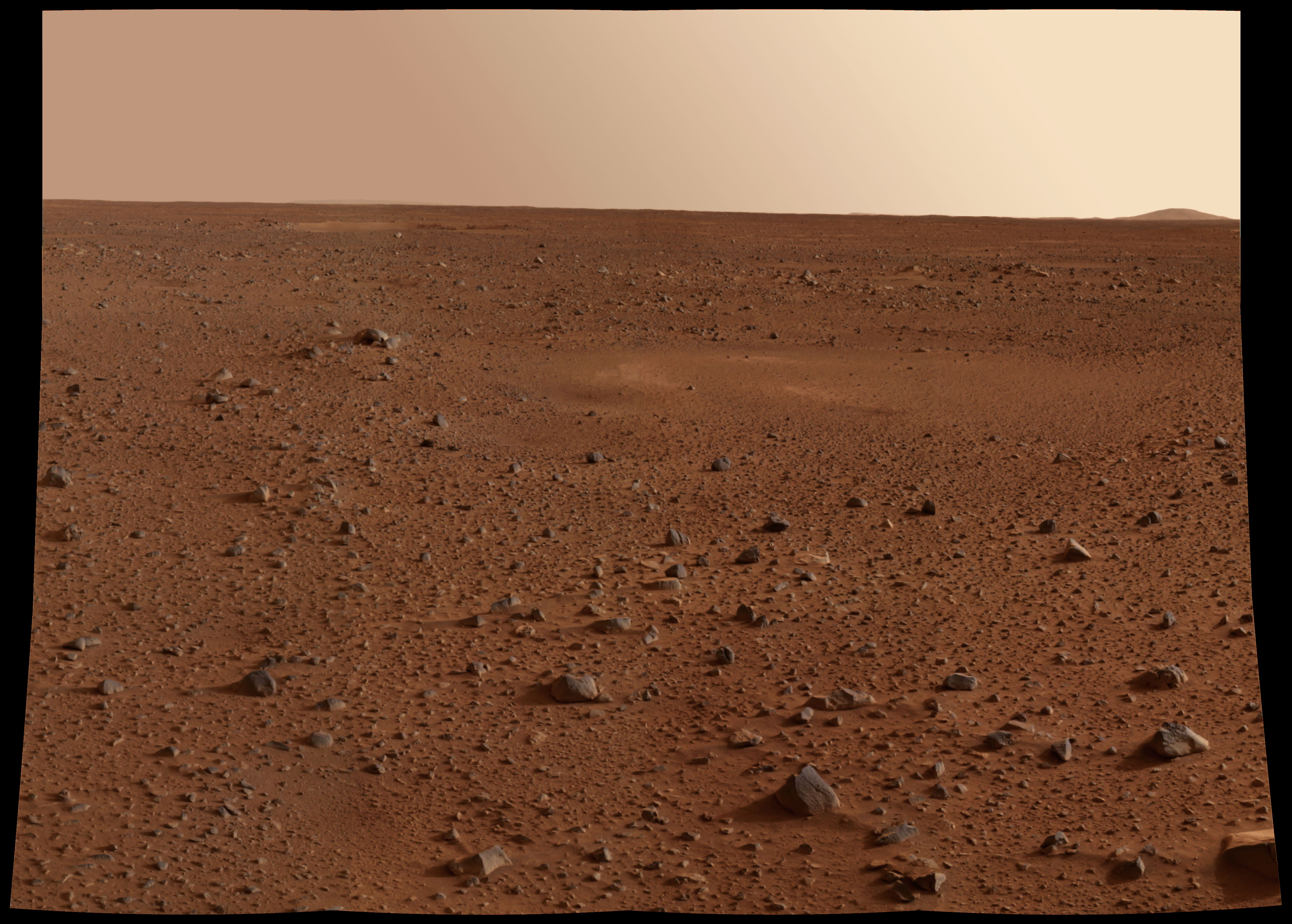 surface of mars rover picture