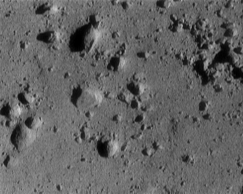 [NEAR descent image of asteroid Eros]