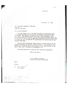 [Preston letter, 12 November 1976]