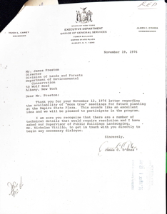 [O'Shea letter, 19 November 1976]