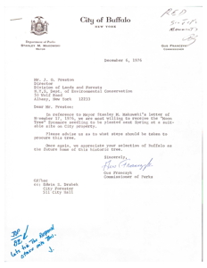 [franczyk letter, 6 December 1976]