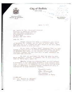 [Franczyk letter, 9 March 1977]