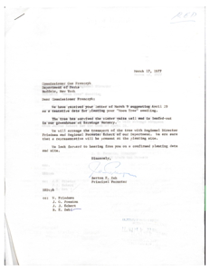 [Zeh letter, 17 March 1977]
