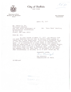 [Franczyk letter, 25 March 1977]