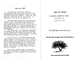 [Dillsburg Moon Tree Program 1990]
