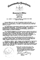 [Dillsburg Moon Tree Governor's Proclamation 1990]