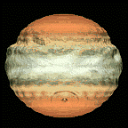 [Model of atmospheric waves on Jupiter]