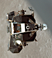 Image of Apollo 10 LM after separation from Command Module