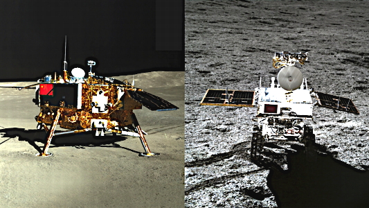 Chang'e 4 Lander and Rover