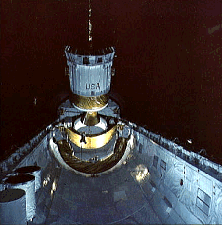 Image of the TDRS-A spacecraft