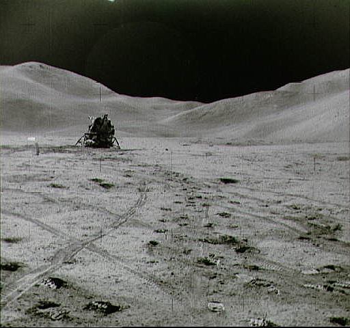 Apollo 15 Lunar Module and ALSEP on the Moon, NASA photo Source: NSSDCA Master Catalog apollo_15_lm.jpg