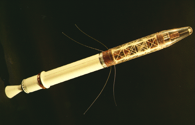 Explorer 1, the first US satellite, NASA photo Source: NSSDCA Master Catalog explorer_1.gif