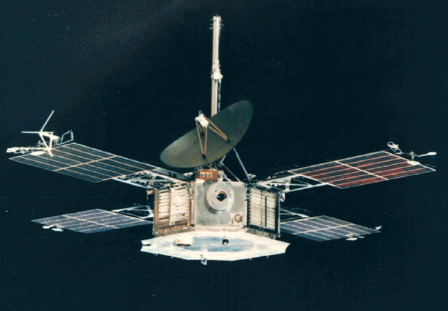 Mariner 5 space probe sent to Venus in 1967, NASA illustration Source: NSSDCA Master Catalog mariner05.gif