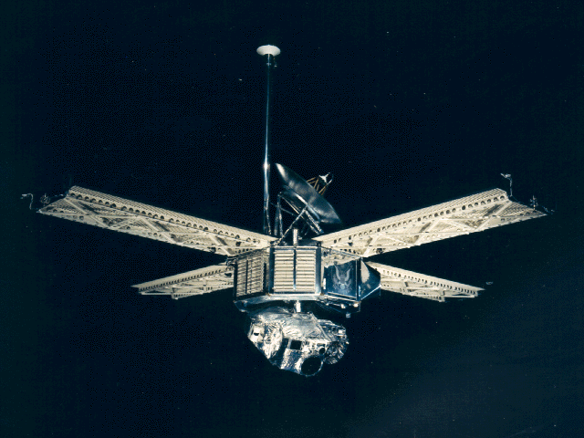 Mariner 7 Mars probe, NASA photo Source: NSSDCA Master Catalog mariner06-07.gif