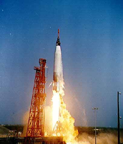 Mercury Atlas 9 (Faith 7) lifting off from Cape Canaveral, Florida, NASA photo Source: NSSDCA Master Catalog mercury_atlas_9.jpg