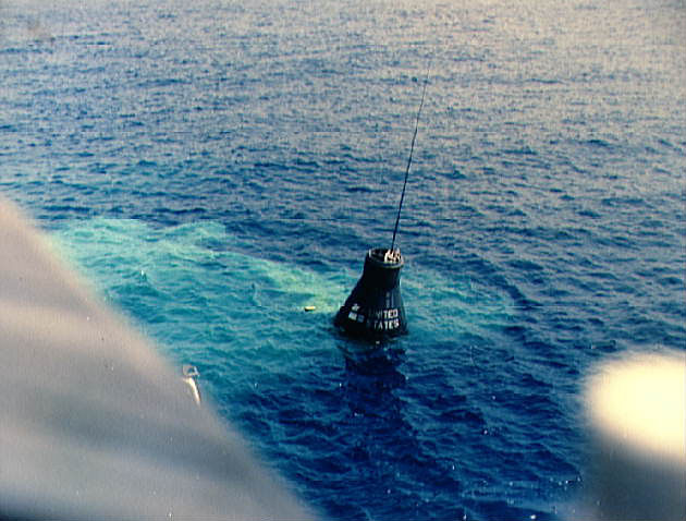 Mercury Redstone 4 after splashdown in the Atlantic Ocean Source: NSSDCA Master Catalog mercury_redstone_4.jpg