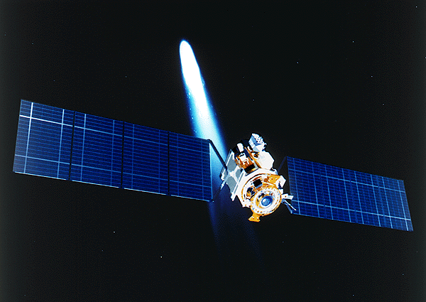 Deep Space 1 comet probe, NASA illustration Source: NSSDCA Master Catalog nm_ds_1.gif