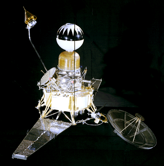 Ranger 4 Lunar impact probe, NASA photo Source: NSSDCA Master Catalog ranger345.gif