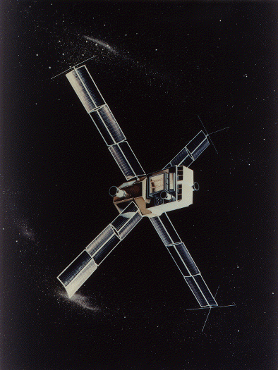 Small Astronomy Satellite 3 (SAS-C, aka Explorer 53), NASA drawing Source: NSSDCA Master Catalog sas3.gif