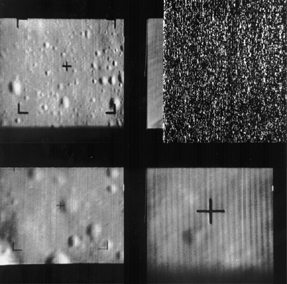 Final Ranger 8 pictures taken 1/2 second before impact Source: NSSDC Image Catalog ra8_p020.gif