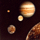 Image of Jupiter and the Galilean Satellites