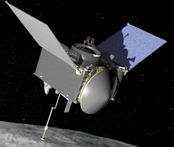 Image of the OSIRIS-REx spacecraft.