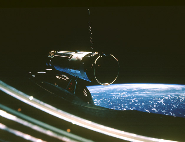 GATV 10 in orbit as viewed from Gemini 10, NASA photo Source: NSSDCA Master Catalog gemini_atv_10.jpg