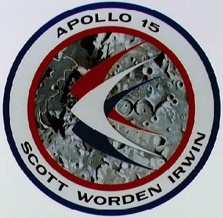 659 Apollo 15 sello especial del instituto de investigación espacial en bochum 
