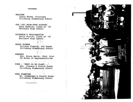 [Dillsburg Moon Tree Program 1990]