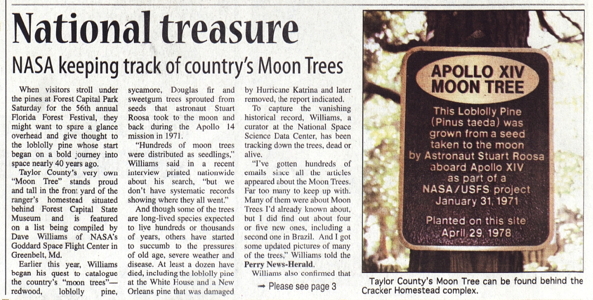 [Perry News-Herald Moon Tree Article]