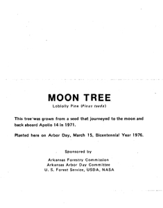 [Old Washington Park Moon Tree Planting Program]