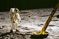 Aldrin near LM