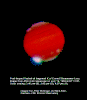 Fragment K impact fireball, color, infrared (3 wavelength), 10:57 UT, 19 July 1994