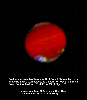 Fragment K impact splash, color, infrared (3 wavelength), 11:42 UT, 19 July 1994