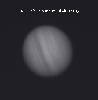 Jupiter, black and white, sodium, 20:48 UT, 16 July 1994