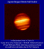 Post impacts image of Jupiter, color, infrared (1.7 micron), 7:00 UT, 19 Dec 1994