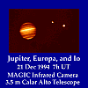 Post-impacts image of Jupiter, color, infrared (1.7 micron), 7:00 UT, 21 Dec 1994