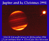 Post-impacts image of Jupiter, color, infrared (2.3 micron), 7:00 UT, 24 Dec 1994
