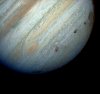 Fragment R impact site (Jupiter), color, 21 July 1994