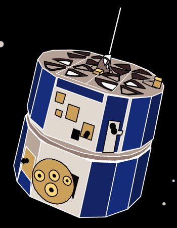 Image of the AE-C spacecraft.