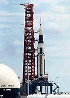 Image of the Saturn SA-6 spacecraft.