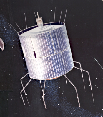 Image of the ATS 1 spacecraft.