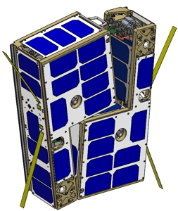 Image of the Cislunar Explorers spacecraft.