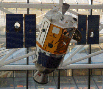 Image of the Clementine spacecraft.