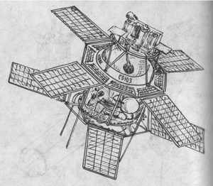 Image of the Cosmos  166 spacecraft.