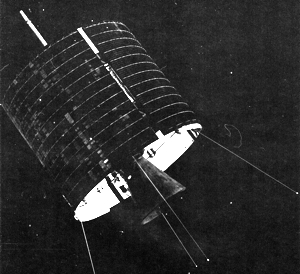 Image of the Early Bird spacecraft.