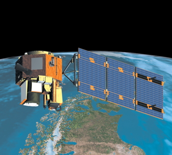 Image of the EO 1 spacecraft.