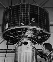 Image of the ESSA 4 spacecraft.
