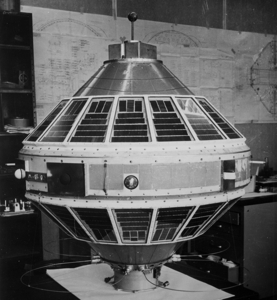 Image of the Explorer  7 spacecraft.